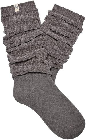 UGG, Womens, Clarice Tall Slouchy Sock, Charcoal, One Size in Saudi Arabia