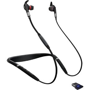 Jabra Evolve 75e MS Optimized Wireless Bluetooth Earbuds in Ear Noise Cancelling with Professional Sound (Renewed)