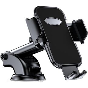 Phone Mount Upgraded Car Sucker Phone Holders,Strongest Suction and Non-Shaking, Cell Phone Car Mount for Dashboard Windshield,Compatible with iPhone and All Phones