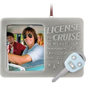 Hallmark Keepsake Christmas Ornament 2024, Buckle Up! Photo Frame, Sweet 16 Gift