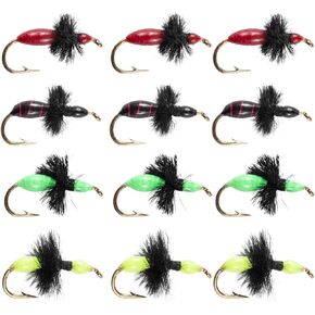 Goture Fly Fishing Flies Trout Flies Fly Fishing Lure Nymph Streamer Minnow Shrimp Flies for Fly Fishing