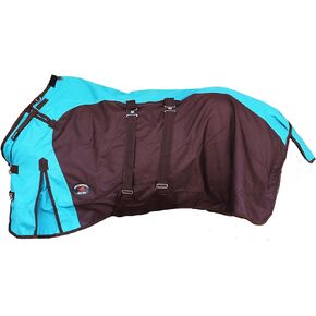 CHALLENGER 76" 1200D Turnout Lightweight Bellyband Rain Horse Winter Blanket Sheet 388B