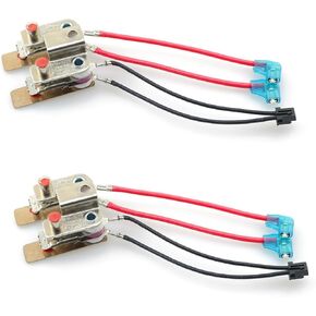 ZYAMY 2PCS Pressure Sensor Bimetal Thermostat Pressure Rice Cooker Temperature Control Household Kitchen Pot Instantaneous Pressure Switch Replacement Parts