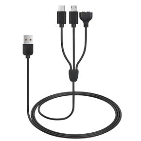 LONNKY 3-in-1 Dog Training Collar Charger for NVK, UKE, Delupet, Yawpet, Chicdeal, PECOLE Shock Collar and Remote, Shock Collar Charging Cord with Magnetic Charging, Type-C and Micro USB Cable