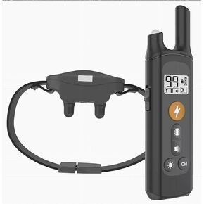 Waterproof Dog Shock Training E Collar with Remote for Small, Medium, Large Dogs- 2600 Ft Range Beep, Vibration Humane Shock and Light Mode, IP67 Waterproof, Rechargeable Collar