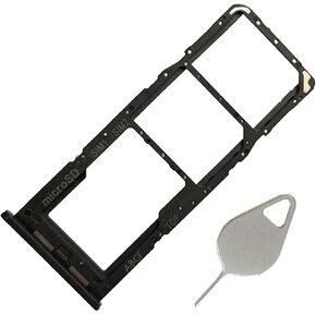 A236u Dual SIM Card Tray Slot Replacement Card Holder Parts for Samsung Galaxy A23 (5G) A236u A236a A236w A236b 6.6 Inches (Black)