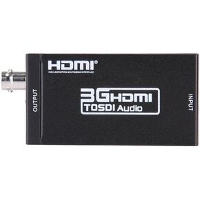 axGear HDMI Over Coaxial BNC RG6 Converter 3G HDMI to SDI Box Adapter