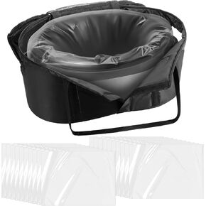 قطعة واحدة من حقيبة حمل الطباخ البطيء مقاس 17.7 بوصة و20 قطعة من بطانات الطبخ البطيء، بطانات نايلون كبيرة الحجم مقاس 13 × 21 بوصة، تناسب 3-8 كوارت in Kuwait