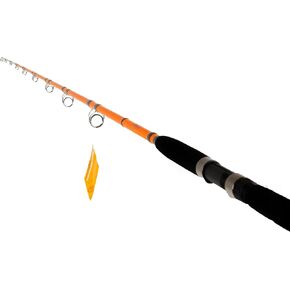Catfish Pro Tournament Series Spinning Rod - 7'6" One-Piece Fishing Rod with Super Grip, Glow-in-The-Dark Tip, Heavy-Duty Stainless-Steel Guides
