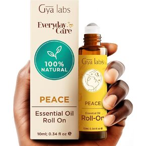Gya Labs Lemon Essential Oil Roll On - Relaxing Gifts for Women - Calming Essential Oils Aromatherapy Roll On with Essential Oil Blends (0.34 Fl Oz)