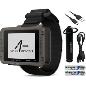 Wearable4U - Garmin Foretrex 901 Wrist-Mounted GPS Navigator with Strap, Ballistic Edition with AAA Batteries and E-Bank Bundle