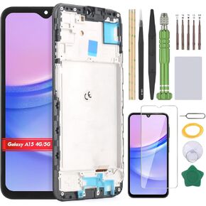 Screen for Samsung Galaxy A15 4G A155F/ A15 5G A156U LCD Display Replacement for Samsung Galaxy A15 4G A155F/ A15 5G A156U Incell Touch Screen Digitizer Assembly