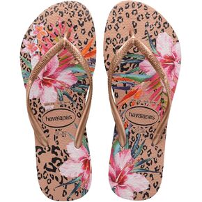 Havaianas Unisex-Child Slim Animal Floral Flip Flop Sandal