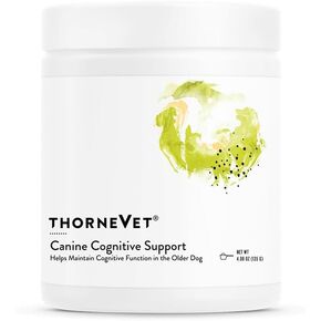 ThorneVet Canine Cognitive Support Powder for Dogs - Great Tasting Health Supplement with B Vitamins and Antioxidants to Support The Brain Health of Your Senior Dog - 90 Scoops