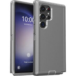 CONCUBINE Heavy Duty for Samsung Galaxy S24 Ultra Case, 16FT Military Grade Protective Rugged Galaxy S24 Ultra Case with Dual-Layer Cover, Titanium Black