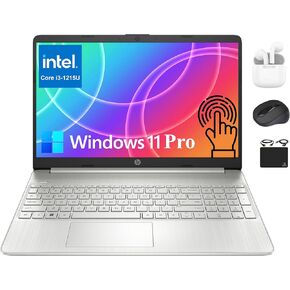 HP 2024 Newest Pavilion 15.6" HD Touchscreen Laptop for Business, 6-Cores Intel i3-1215U up to 4.4GHz, 16GB RAM, 1TB SSD, UHD Graphics, Fast Charge, 10+ Hrs Battery, Win 11 Pro +HubxcelAccessory
