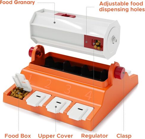 ألعاب تغذية ألغاز طعام الكلاب ذات سعة كبيرة بمستويين، وحدة تغذية بطيئة للكلاب الصغيرة والمتوسطة الكبيرة، ألعاب تفاعلية للكلاب لتدريب الذكاء والإثراء العقلي ومساعدة الحيوانات الأليفة على الهضم in Kuwait