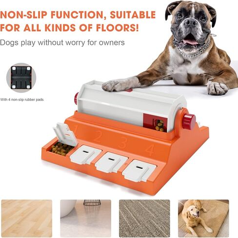 ألعاب تغذية ألغاز طعام الكلاب ذات سعة كبيرة بمستويين، وحدة تغذية بطيئة للكلاب الصغيرة والمتوسطة الكبيرة، ألعاب تفاعلية للكلاب لتدريب الذكاء والإثراء العقلي ومساعدة الحيوانات الأليفة على الهضم in Kuwait