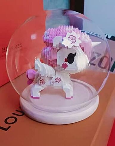 Uvini Building Blocks Astronaut Model with LED Light & Glass Globe, STEM Building Toy, Micro Blocks for Kids or Adult Gifts, Spaceman on The Moon Mini Blocks Set DIY Bricks Toys 368Pieces in Saudi Arabia