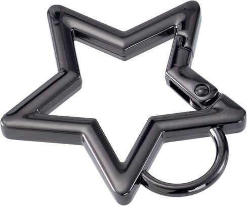 Star Carabiner, Zinc Alloy Heavy Duty Star Shaped Keychain Clip, Carabiner Clip for Camping, Hiking, Fishing in Kuwait