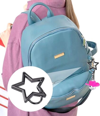 Star Carabiner, Zinc Alloy Heavy Duty Star Shaped Keychain Clip, Carabiner Clip for Camping, Hiking, Fishing in Kuwait