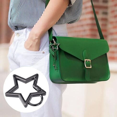 Star Carabiner, Zinc Alloy Heavy Duty Star Shaped Keychain Clip, Carabiner Clip for Camping, Hiking, Fishing in Kuwait