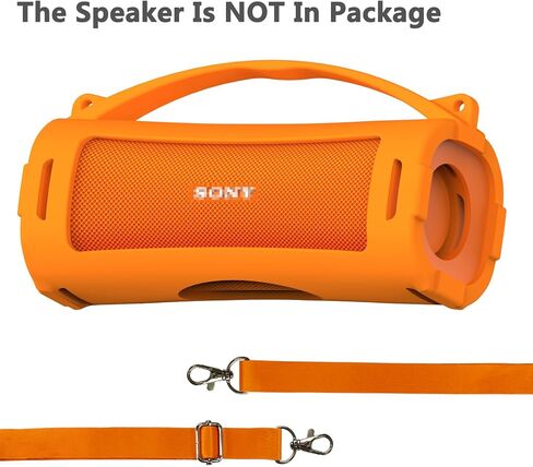 حافظة غطاء من السيليكون لجهاز Sony ULT Field 1 Elextronics مكبر صوت بلوتوث لاسلكي محمول للغاية، حامل حامل واقٍ لملحقات مكبر الصوت Sony ULT Field 1 (الجراب فقط) (برتقالي) in Kuwait