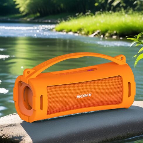 حافظة غطاء من السيليكون لجهاز Sony ULT Field 1 Elextronics مكبر صوت بلوتوث لاسلكي محمول للغاية، حامل حامل واقٍ لملحقات مكبر الصوت Sony ULT Field 1 (الجراب فقط) (برتقالي) in Kuwait