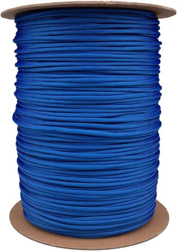 Paracord Planet Blue 550 Paracord – All Our Solid Shades of Blue in One Spot – Sizes Range from 10’-1000’ – Midnight Blue in Saudi Arabia