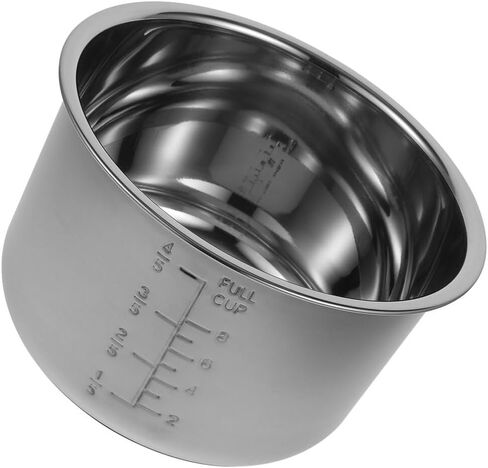 ABOOFAN Rice Cooker Liners, 5L Stainless Steel Inner Cooking Pots Rice Cooker Insert Replace Liner Pot Replacement Rice Container for Electric Cooker Accessories in Kuwait