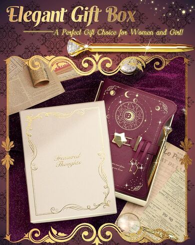Diary with Lock and Keys for Girls and Women, Lock Diary for Gift Ideas with Gift Box and Pen and Bookmark, Journal for Women with 360 Kraft Pages, B6 Refillable Notebook with Lock for Writing (Deep Royal Purple) in Kuwait