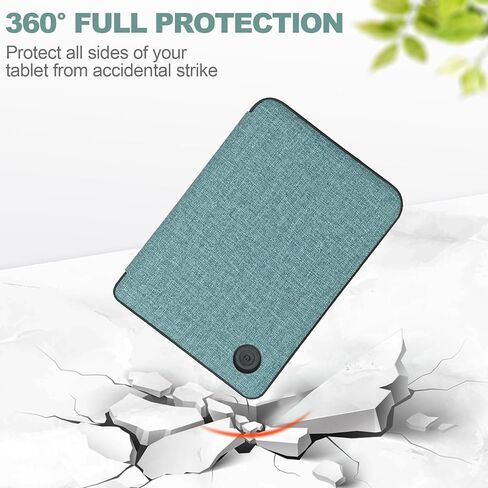 Case for Kobo Clara BW/Kobo Clara Colour/Kobo Clara 2E – Slim Lightweight Premium PU Leather 6 Inch Cover with Auto Sleep/Wake, Agave Green in Saudi Arabia