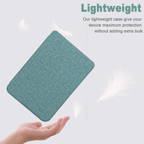 Case for Kobo Clara BW/Kobo Clara Colour/Kobo Clara 2E – Slim Lightweight Premium PU Leather 6 Inch Cover with Auto Sleep/Wake, Agave Green in Saudi Arabia