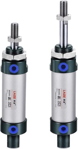 YOKIVE Pneumatic Air Cylinders, with Y Connectors and Quick Fitting Great for Automatic Equipment (25mm Bores 100mm Stroke) in Saudi Arabia