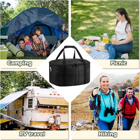 قطعة واحدة من حقيبة حمل الطباخ البطيء مقاس 17.7 بوصة و20 قطعة من بطانات الطبخ البطيء، بطانات نايلون كبيرة الحجم مقاس 13 × 21 بوصة، تناسب 3-8 كوارت in Kuwait