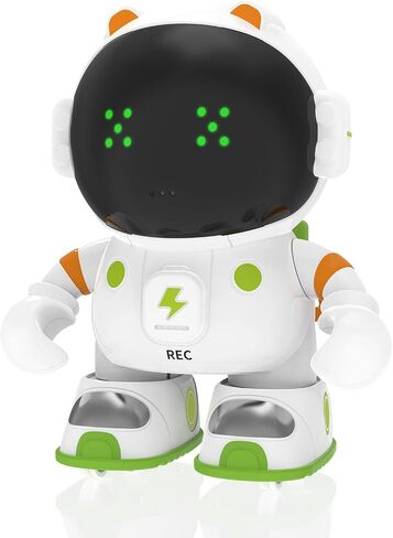 KaeKid Astronaut Robots for Kids, Smart Talking Robotic with Touch Sensor, Voice Control, Speech Recognition, Sing, Dance, Repeat and Record, Rechargeable Robot Toy for 3-8 Year Old Boys Girls in Kuwait