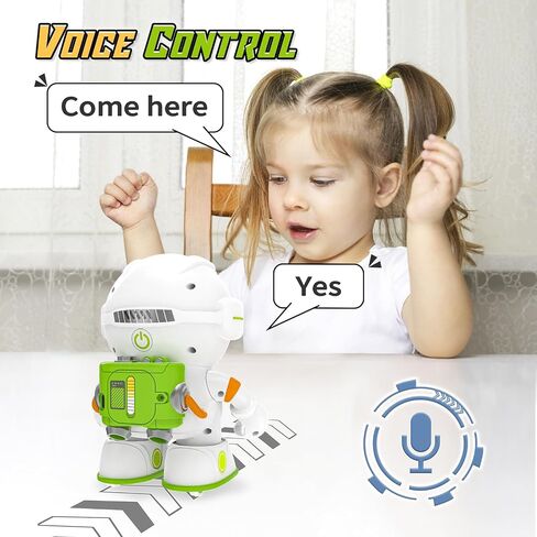 KaeKid Astronaut Robots for Kids, Smart Talking Robotic with Touch Sensor, Voice Control, Speech Recognition, Sing, Dance, Repeat and Record, Rechargeable Robot Toy for 3-8 Year Old Boys Girls in Kuwait