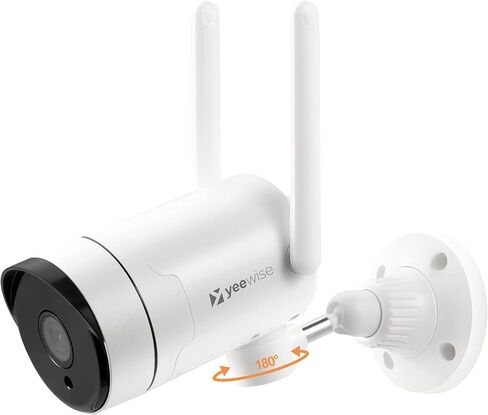 نظام كاميرا أمان لاسلكية 2K Wi-Fi 6 مع شاشة، 4 قطع كاميرات WiFi مزدوجة العدسات قابلة للإمالة مع تتبع تلقائي وتكبير 10x، شاشة 10CH WiFi NVR مدمجة مقاس 10.1 بوصة مع محرك أقراص ثابتة سعة 1 تيرابايت in Kuwait