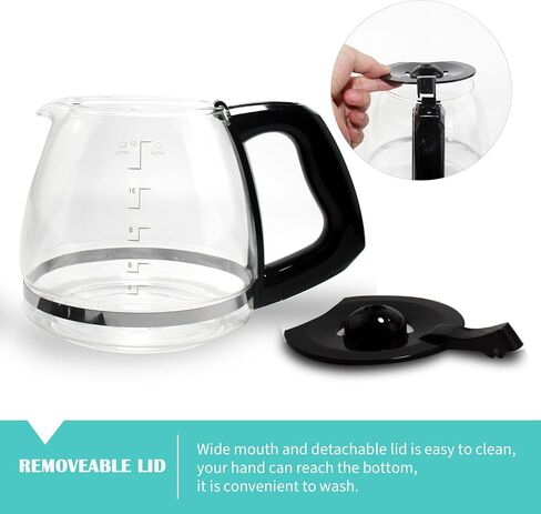 12-Cup Replacement Carafe Compatiable with Black and Decker Coffee Maker Model# CM1160B, CM1160W in Saudi Arabia