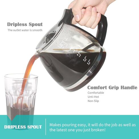 12-Cup Replacement Carafe Compatiable with Black and Decker Coffee Maker Model# CM1160B, CM1160W in Saudi Arabia