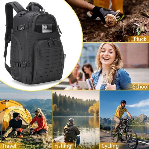 30L Hiking Backpack Lightweight Outdoor Daypack Camping Backpack Outdoor Travel Daypack Day Pack for Man Woman (Khaki) in Saudi Arabia