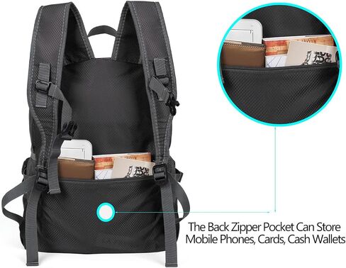 Valleycomfy 20L Hiking Backpack,Waterproof Lightweight Packable Backpack for Travel Camping Vacation Outdoor in Saudi Arabia