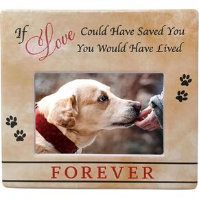 BANBERRY DESIGNS Memorial Pet Photo Frame - If Love Could Have Saved You - Remembering Our Beloved Furry Friends - Sympathy Gift - In Memory of a Special Furbaby - Holds a 4" X 6" Photo