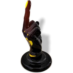 LED Finger Decoration - Superhero Themed - Funny Birthday Gift, Fun Gift, Funny Gifts, Funny Figurines - Fun Office Decor & Paperweight, Middle Hand Gesture Finger Decoration