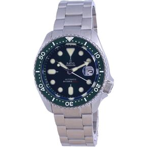 FreeDiver Dive Watch Sapphire Crystal Automatic Diver Watch 200M Water Resistant Diving Watch for Men (Green)