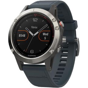 Garmin fenix 5s, Premium and Rugged Smaller-Sized Multisport GPS Smartwatch, Sapphire Glass, Black, (Renewed)