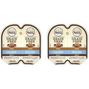 Nutro 50411520 24Ea/2.65Oz Grain Free Perfect Portions Soft Loaf Salmon & Tuna Recipe Cat Food, One Size