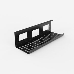 SANODESK Under Desk Cable Management Tray, Black