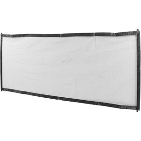 Magic Dog Gate, Dog Isolation Fence, Pet Safety Guard Gate with Sticky Hooks and Telescopic Rods Dog Mesh Gate Foldable Mesh for Pets to Play and Rest Child Safety Gates(180*72CM (without zipper))