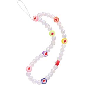 Cell Wrist Strap Phone Chain Lanyard Beaded Charms